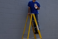 Ben took over trimming West side for a few